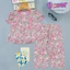 Bộ tole tay ngắn quần dài bé gái 1 nơ thiết kế viền tay áo xinh xắn 10-42kg - Đồ bộ tole Flower