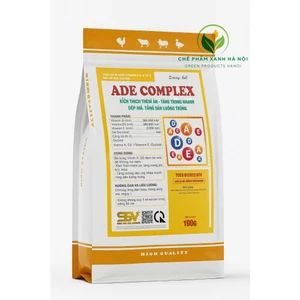ADE Complex Gói 100gr Cho Heo, Gà, Vịt,. Men Ade Giúp Tăng Sản Lượng Trứng, Đẹp Mã Cho Gia Súc Gia Cầm.