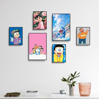 COMBO 6 Tranh Decor Phòng, Tranh Dán Tường Decor, Chất Liệu Formex.