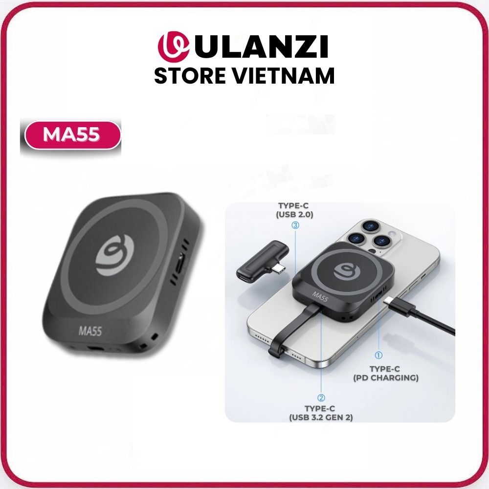 Vỏ SSD Ulanzi MA55 M.2 từ tính