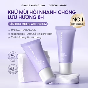 Lăn khử mùi Sáng Da Grace and Glow 50ml Black Opium / English Pear / AHA BHA Serum Lăn Nách Sáng Da Ngăn Mồ Hôi