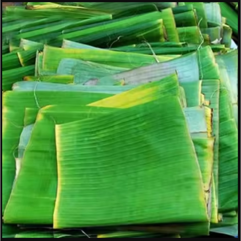 Lá chuối tươi gói bánh tiện dụng, khối lượng 1kg