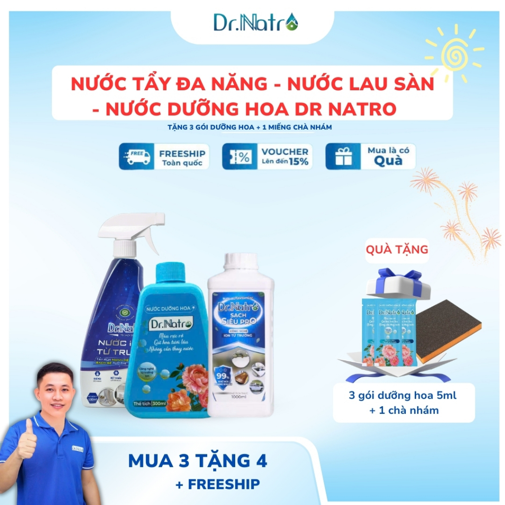 Combo 3 Sản Phẩm Drnatro Siêu Tẩy Đa Năng - Hình Ảnh Thực Tế