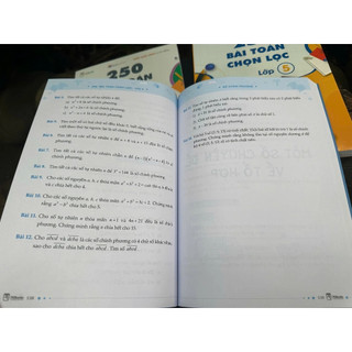 Sách - 250 Bài Toán Chọn Lọc Lớp 6 – Cùng con chinh phục môn Toán