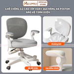 Bàn học sinh Lumili E10 plus có giá sách chống gù chống cận, bàn học chống gù cho trẻ em kèm ghế xoay — ảnh 4