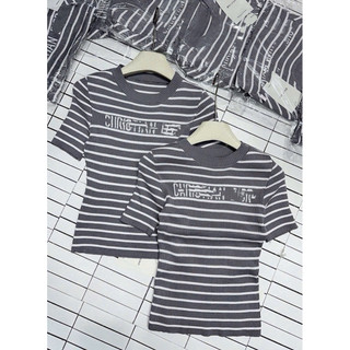 LT - Áo len tăm nữ cộc tay chữ ngang ngực cổ tròn free size 956