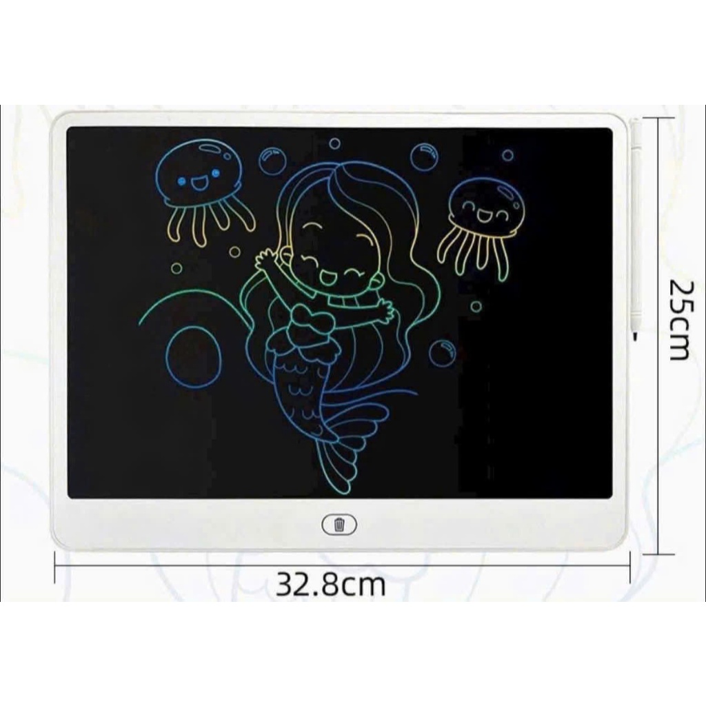 BẢNG LCD ĐIỆN TỬ 3D TỰ XÓA 16INCH SIZE TO ĐA SẮC CHO BÉ VUI NGỊCH