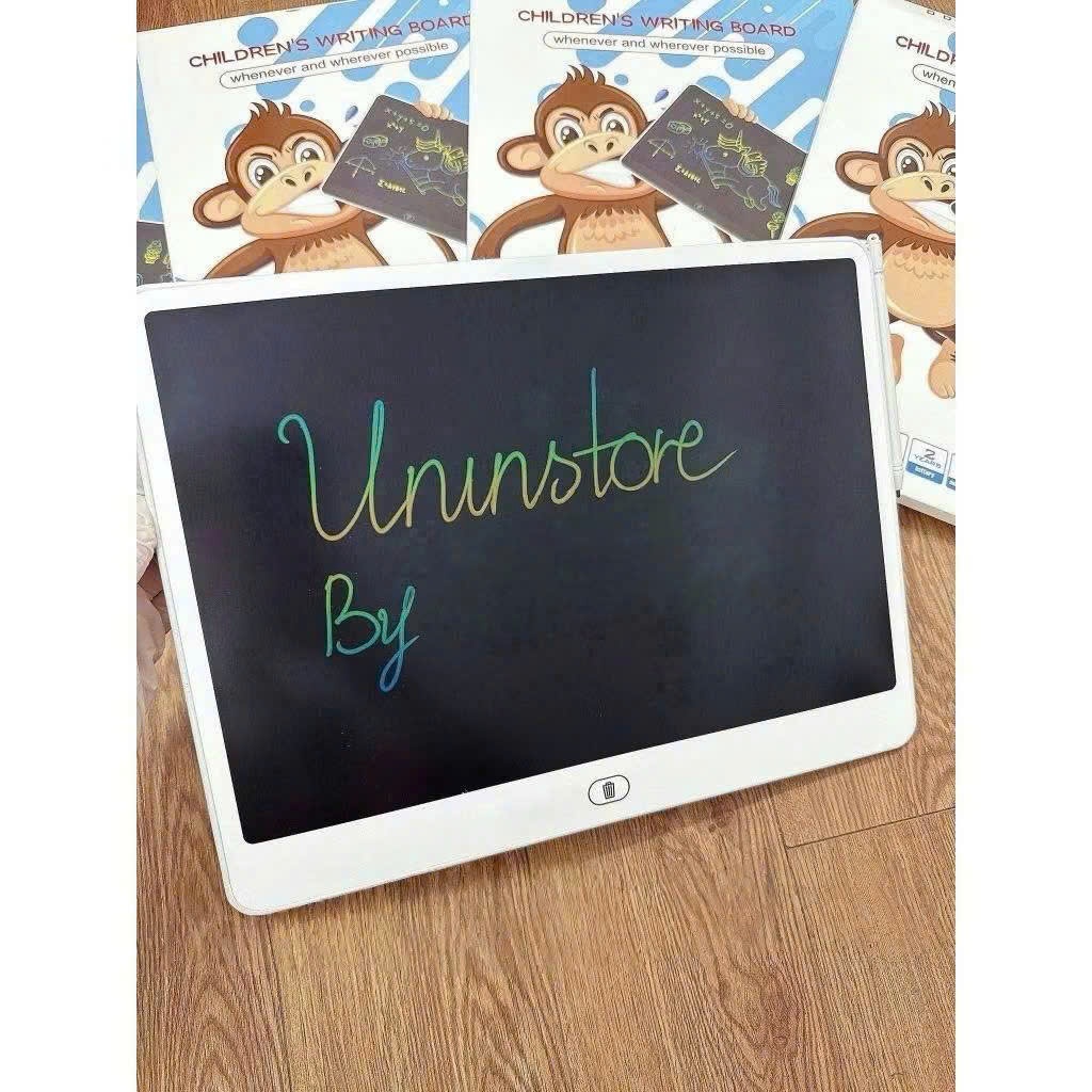 BẢNG LCD ĐIỆN TỬ 3D TỰ XÓA 16INCH SIZE TO ĐA SẮC CHO BÉ VUI NGỊCH