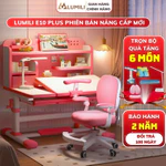 Bàn học sinh Lumili E10 plus có giá sách chống gù chống cận, bàn học chống gù cho trẻ em kèm ghế xoay — ảnh 1