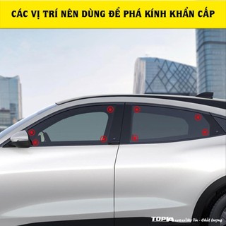 Dụng Cụ Thoát Hiểm Ô Tô Đa Chức Năng – Làm Búa Phá Kính, Cắt Dây An Toàn, Làm Móc Khóa Tiện Lợi, Chất Liệu Cao Cấp