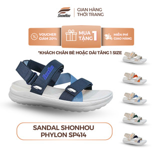 Dép Sandal SHONHOU ST414 Nam Nữ Đế Cao 4cm, Siêu Nhẹ, Quai Bền, Dây Xé Chắc Chắn
