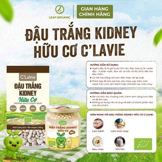 Đậu trắng kidney hữu cơ C'LaVie 110g/200g