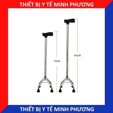 Gậy chống 1 chân, 3 chân, 4 chân hỗ trợ đi lại cho người già
