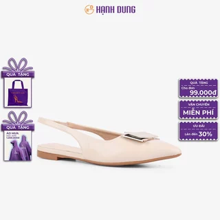 Sandal Xẹp Hạnh Dung Mũi Nhọn Khóa Vuông HD1113AV