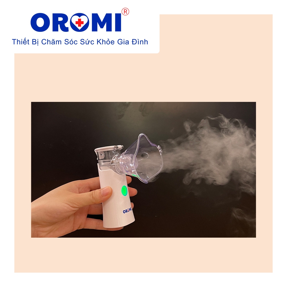 Máy xông khí dung cầm tay OROMI MX-601B - Xông khí dung lưới nano cầm tay