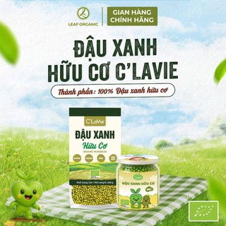 Đậu xanh hữu cơ C'LaVie 200g làm sữa hạt, nấu cháo, chè, súp
