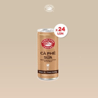 Thùng 24 Lon Cà Phê Sữa Đá Highlands Coffee 235ml/lon