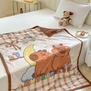 Chăn cotton đũi Hàn cho bé, chăn đi học cho bé vải cotton đũi nhập khẩu cao cấp mềm mịn thoáng khí