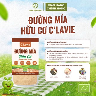 [MUA 5 TẶNG 1] Đường mía hữu cơ C'LaVie 450g