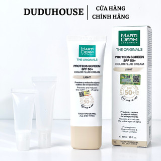Kem Chống Nắng Martiderm Light The Originals Proteos Screen SPF50+ Color Fluid Cream 40ml Duduhouse