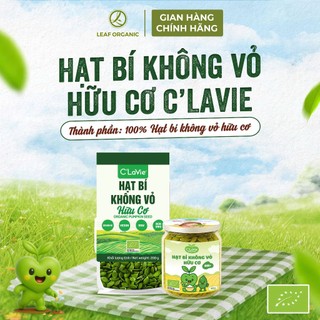 Hạt bí hữu cơ đã tách vỏ C'LaVie 200g