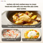 Nồi Cơm Điện Tử Bear 1.2L Lòng Nồi Inox Cao Cấp Nấu Cơm Ngon Công Nghệ Kiểm Soát Nhiệt Kép Nấu Cơm Tự Động RC-5H30O12 — ảnh 3