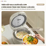 Nồi Cơm Điện Tử Bear 1.2L Lòng Nồi Inox Cao Cấp Nấu Cơm Ngon Công Nghệ Kiểm Soát Nhiệt Kép Nấu Cơm Tự Động RC-5H30O12 — ảnh 2