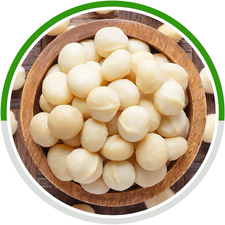 NHÂN MACCA SẤY CHÍN nguyên hạt Thơm ngon (đóng gói túi, vụ mới)