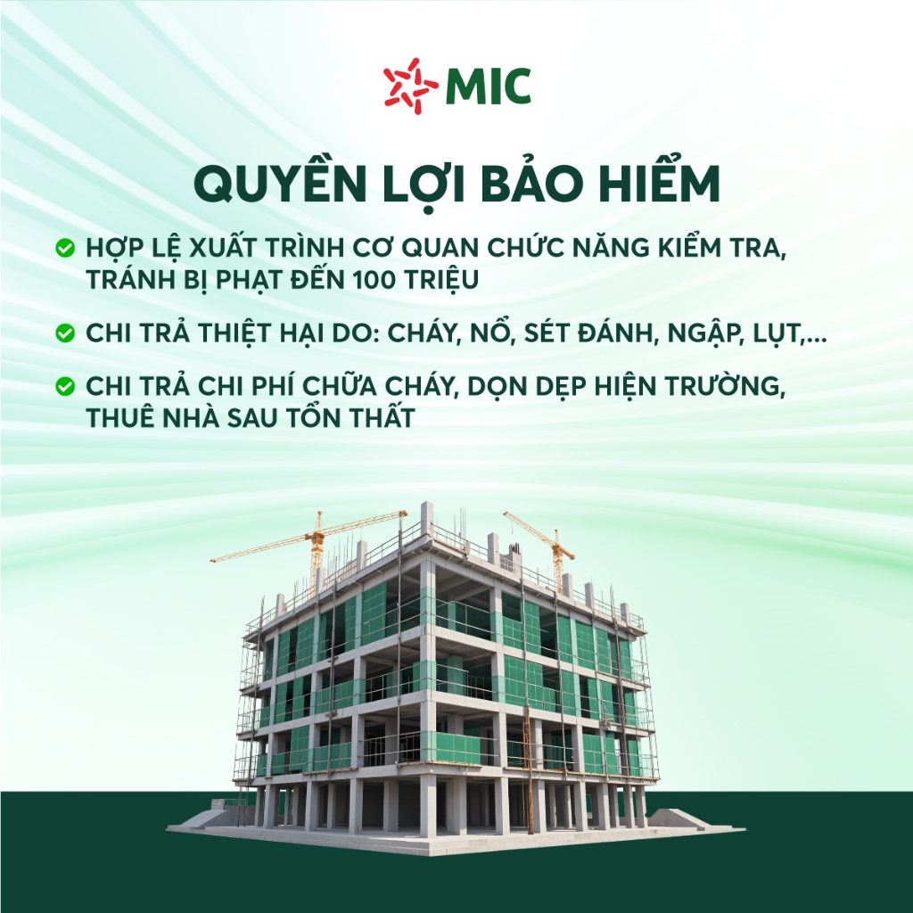 Toàn quốc [E-Voucher] Bảo hiểm cháy nổ bắt buộc cho Chung cư mini, hợp lệ xuất trình kiểm tra
