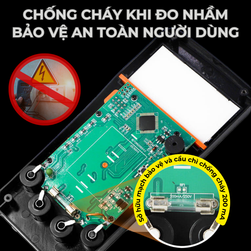 Đồng hồ đo vạn năng VICTOR VC9205 Đầy Đủ Chức Năng, Truerms Chính Xác - Anh Phát