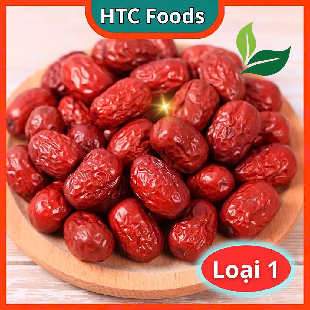 Táo đỏ Tân Cương size đại loại 1 dẻo mềm ngọt quả to giúp làm đẹp da, giảm cân, hoa quả sấy HTC Food