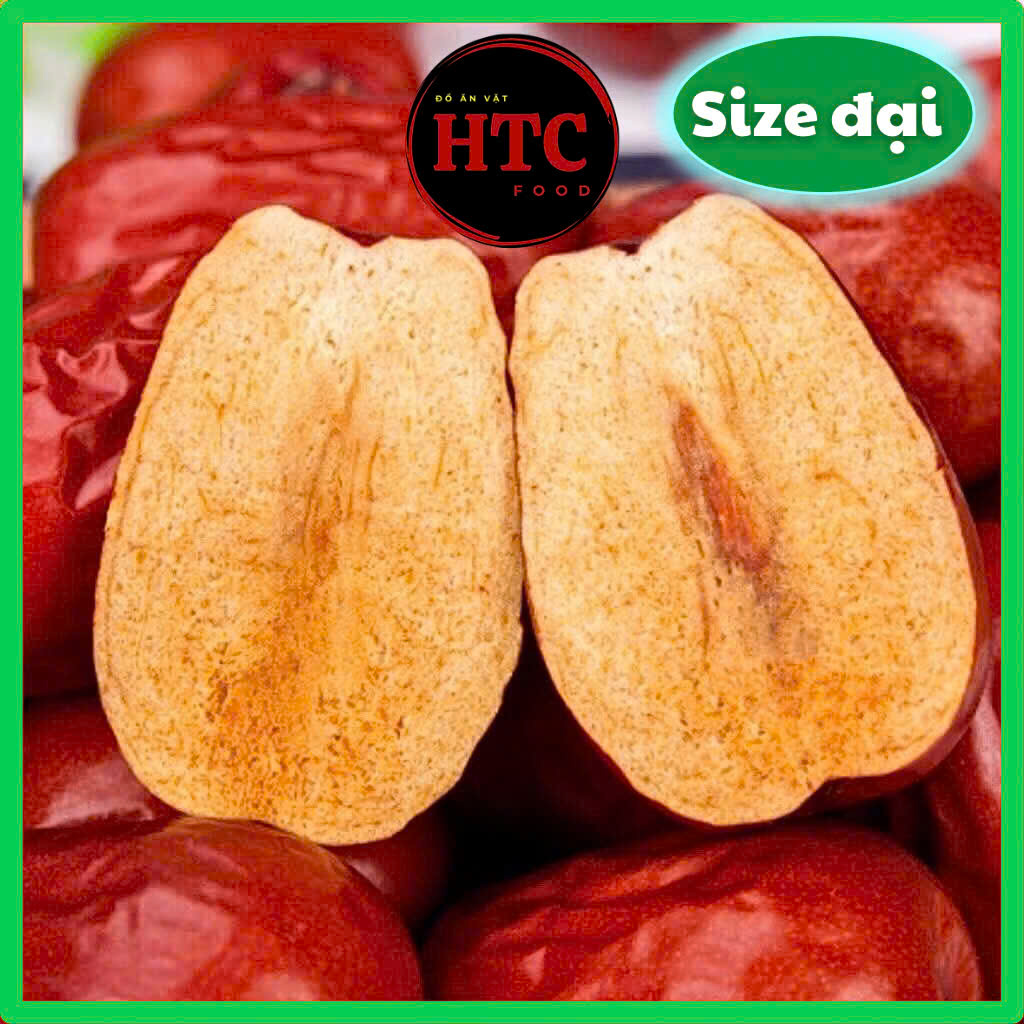 Táo đỏ Tân Cương size đại loại 1 dẻo mềm ngọt quả to giúp làm đẹp da, giảm cân, hoa quả sấy HTC Food
