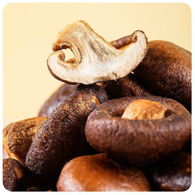 Nấm hương sấy giòn Wakamono Organic vị nguyên bản 55g/gói, không dầu, snack ăn vặt healthy giòn rụm, ăn liền ngon