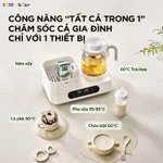 Máy Hâm Sữa Tiệt Trùng Bear 1.3L Máy Đun Nước Pha Sữa Cho Bé Máy Tiệt Trùng Vệ Sinh Bình Nước Đa Chức Năng WW-5H12V78 — ảnh 6