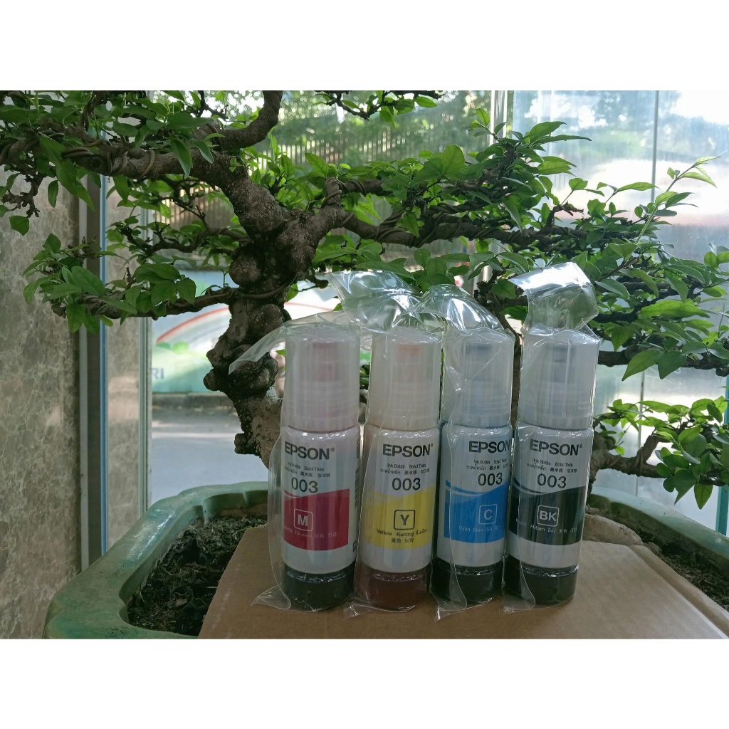 Mực In Ep son 003 (C13T00V100) - Dùng Cho Máy Epson L1110, L3110, L3150, L1210, L3210, L1250, L3250 - Mực Chính Hãng