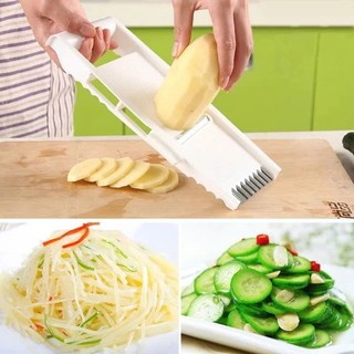 BÀN NẠO SỢI HỖ TRỢ VIỆC NẤU NƯỚNG - Bộ Dao Gọt Bào 5 Lưỡi Tiện Lợi,Bộ Nạo Củ Quả Đa Năng 5 In 1 Cắt Hoa Quả