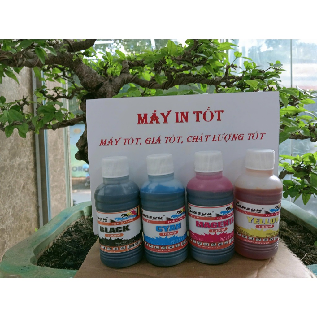 Mực canon dye uv Inksun kháng nắng 500ml