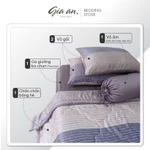[ Set Chăn chần bông] Bộ chăn ga gối 5 món lụa Tencel 60s GIA AN HOME DECOR size 1m4x2m đến 2m2x2m nhiều hoạ tiết — ảnh 2