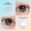 Kính áp tròng khoá ẩm 24H 1 Tháng Màu Trong Suốt CARASE, Lens cận Clear (1 bên mắt)