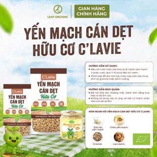 Yến mạch cán dẹt hữu cơ C'LaVie