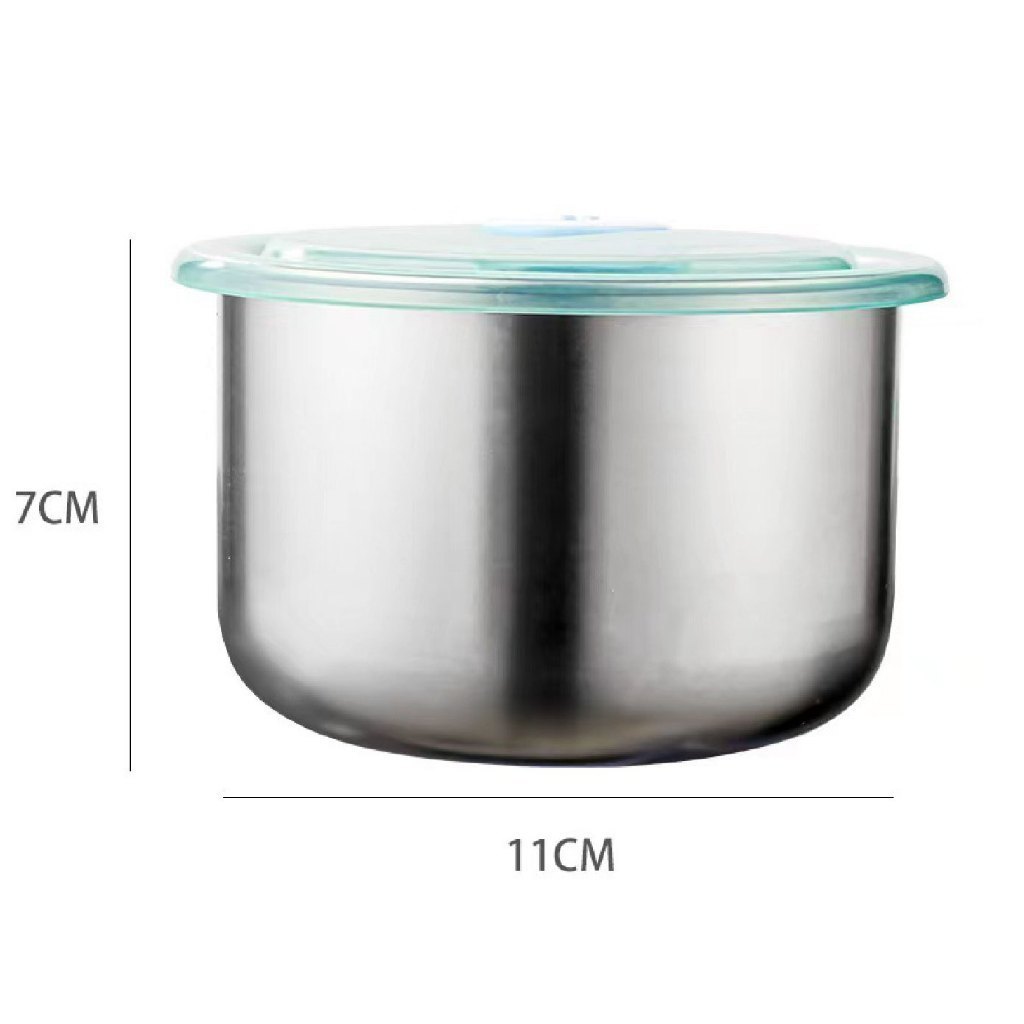 [COMBO 10] Hộp Đựng Thực Phẩm Inox . Hàng loại 1 4 hộp Đại 4 hộp nhỏ  - 2 Hộp tròn  Kèm Nắp Đậy