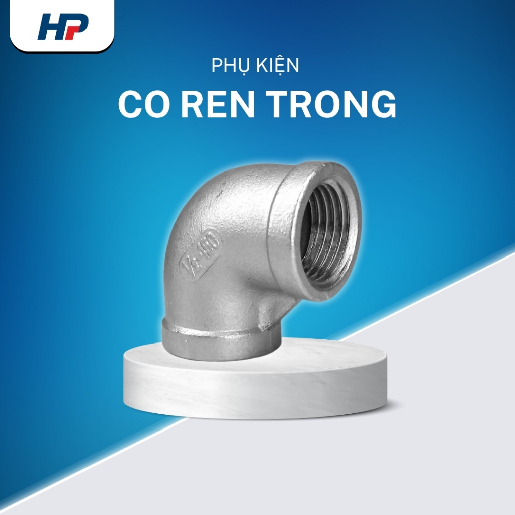 Co Ren Trong Inox 304 - Cút Nối 90° Inox Chống Gỉ, Bền Bỉ Cho Nước, Khí ...