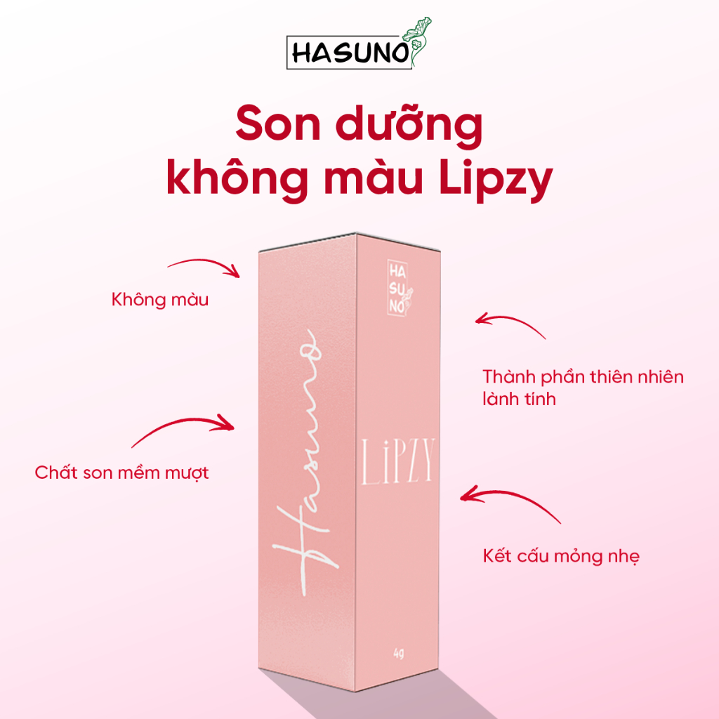 Son dưỡng không màu Hasuno Lipzy