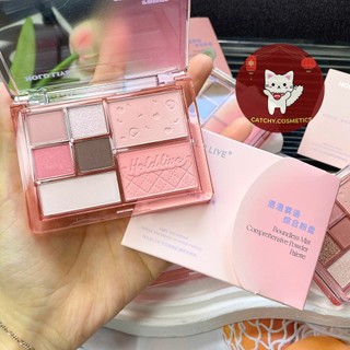 [HOLD LIVE] Bảng Phấn Mắt Hold Live 7 Ô Vỏ Hồng, Boundless Mist Powder Palette, 10g (HL774)