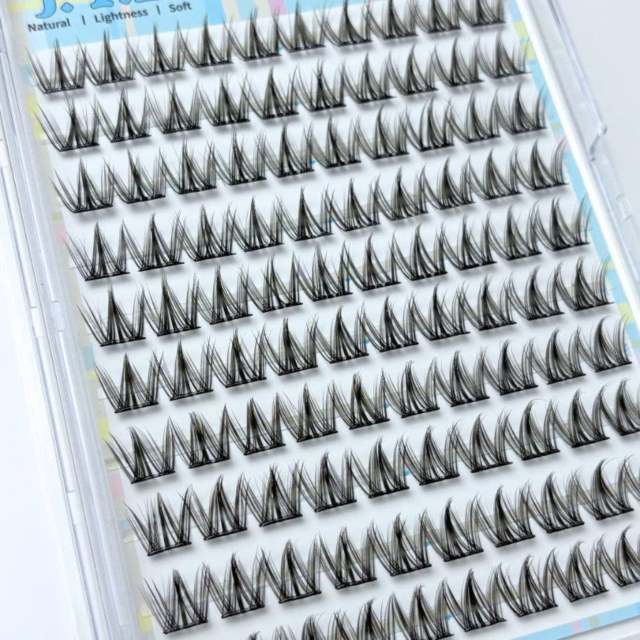 Mi giả sẵn keo mi cún con jyd eyelashes 10 hàng dễ sử dụng mi tự nhiên không kích ứng mi trang điểm