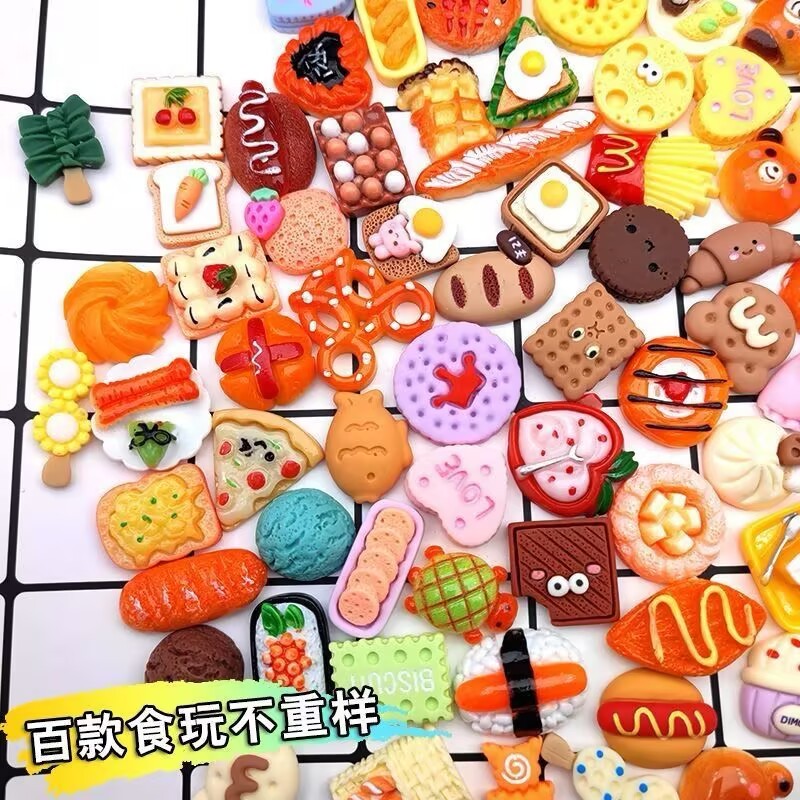 Chai Nước Đồ Ăn Mini Charm DIY Làm Đồ Handmade Đồ Chơi Nhà Mini Đồ Chơi Búp Bê