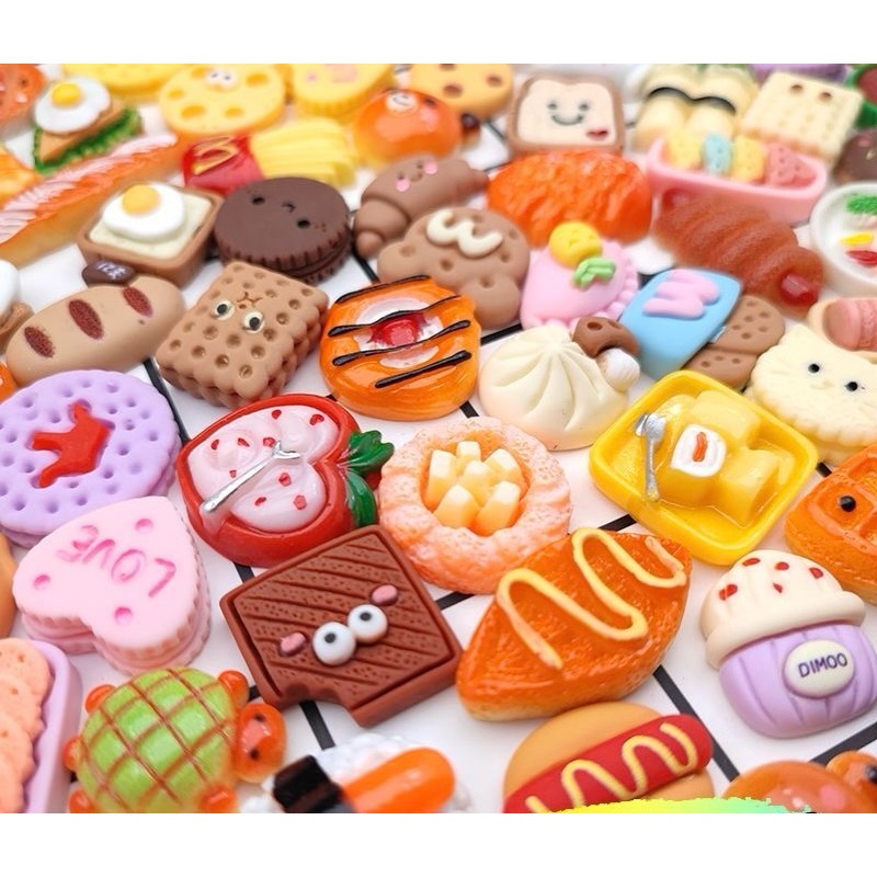 Chai Nước Đồ Ăn Mini Charm DIY Làm Đồ Handmade Đồ Chơi Nhà Mini Đồ Chơi Búp Bê