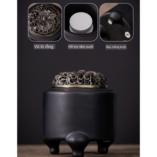 Lư Điện Xông Trầm TRACY GIFTS - Giúp Việc Thưởng Trầm Dễ Dàng Hơn
