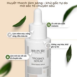 [HÀNG CÔNG TY] Huyết thanh làm sáng da, ức chế sắc tố, mờ thâm nám KB Pure Tirosinol Serum (30ml)