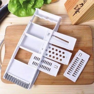 BÀN NẠO SỢI HỖ TRỢ VIỆC NẤU NƯỚNG - Bộ Dao Gọt Bào 5 Lưỡi Tiện Lợi,Bộ Nạo Củ Quả Đa Năng 5 In 1 Cắt Hoa Quả